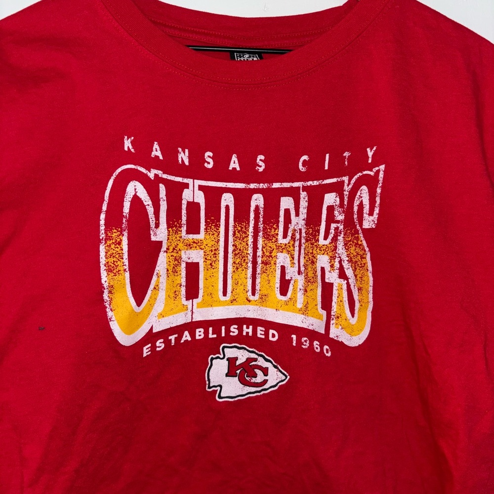 Kansas City Chiefs Red Crop Top